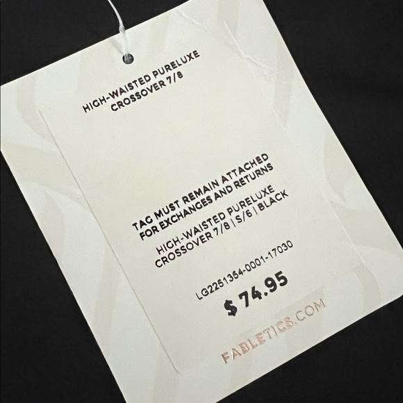 High-Waisted Pureluxe Crossover 7/8 Legging - Picture 5 of 5